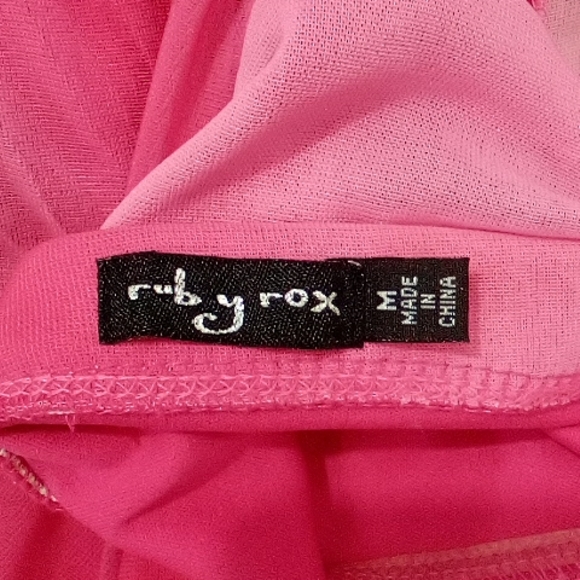 Ruby Rox pink pleated halter mini dress - Picture 5 of 5